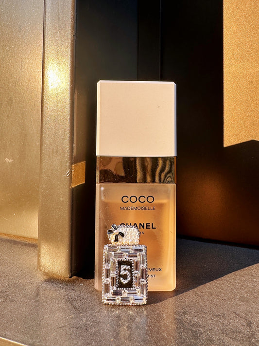 Emerald Cut Perfume Brooch