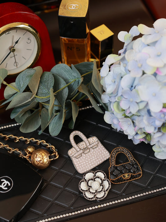 Swarovski Brooch - Camelia (L/S)