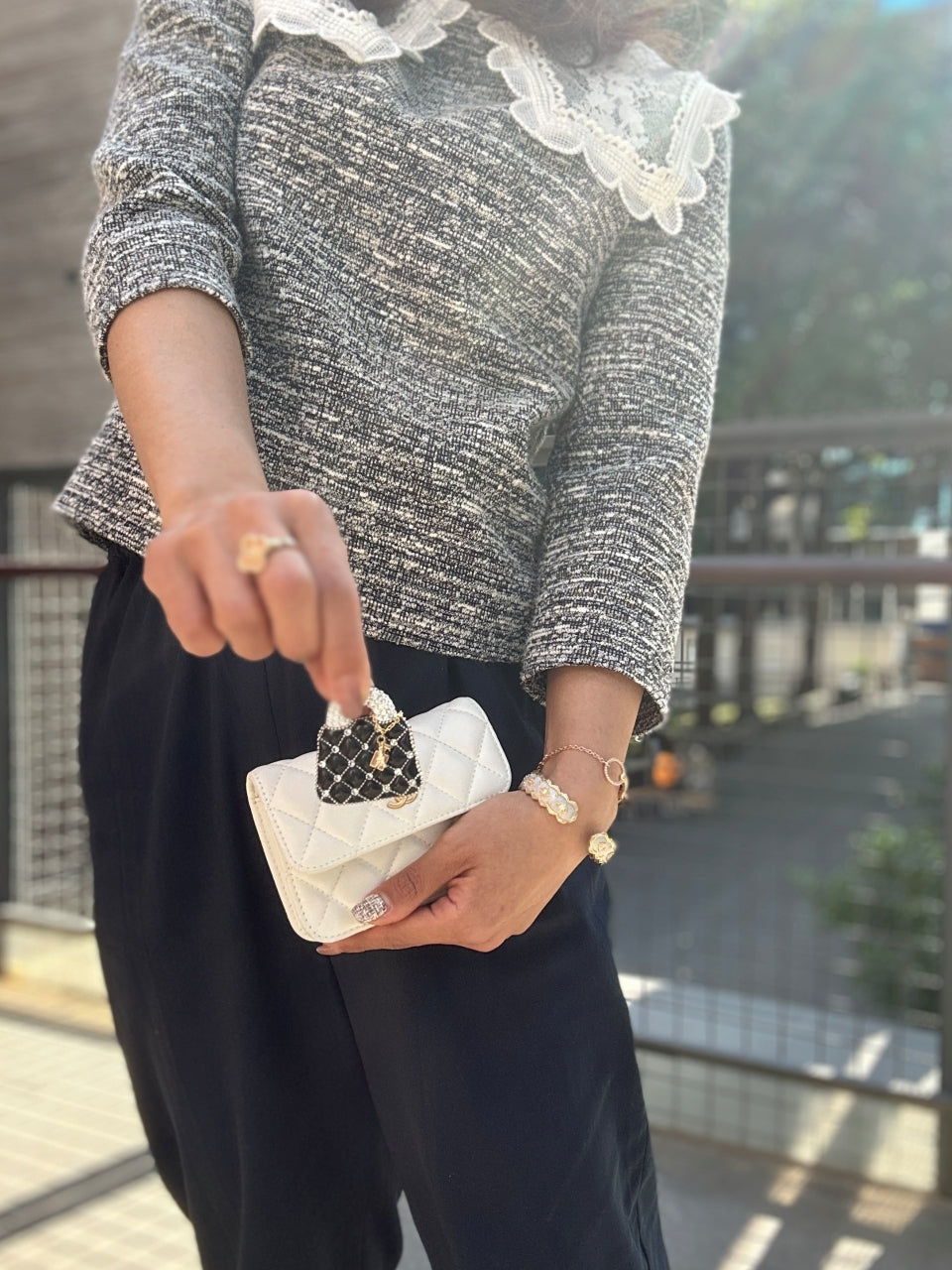 Quilted Handbag Brooch
