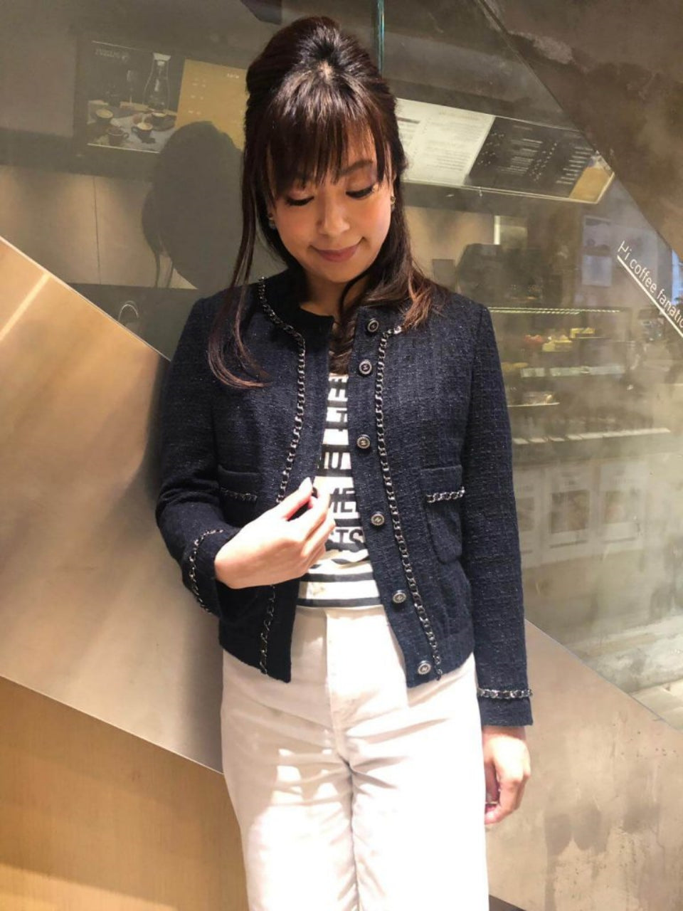 Timeless Chained Tweed Jacket