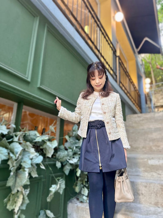 Honey Gold Trimmed Jacket