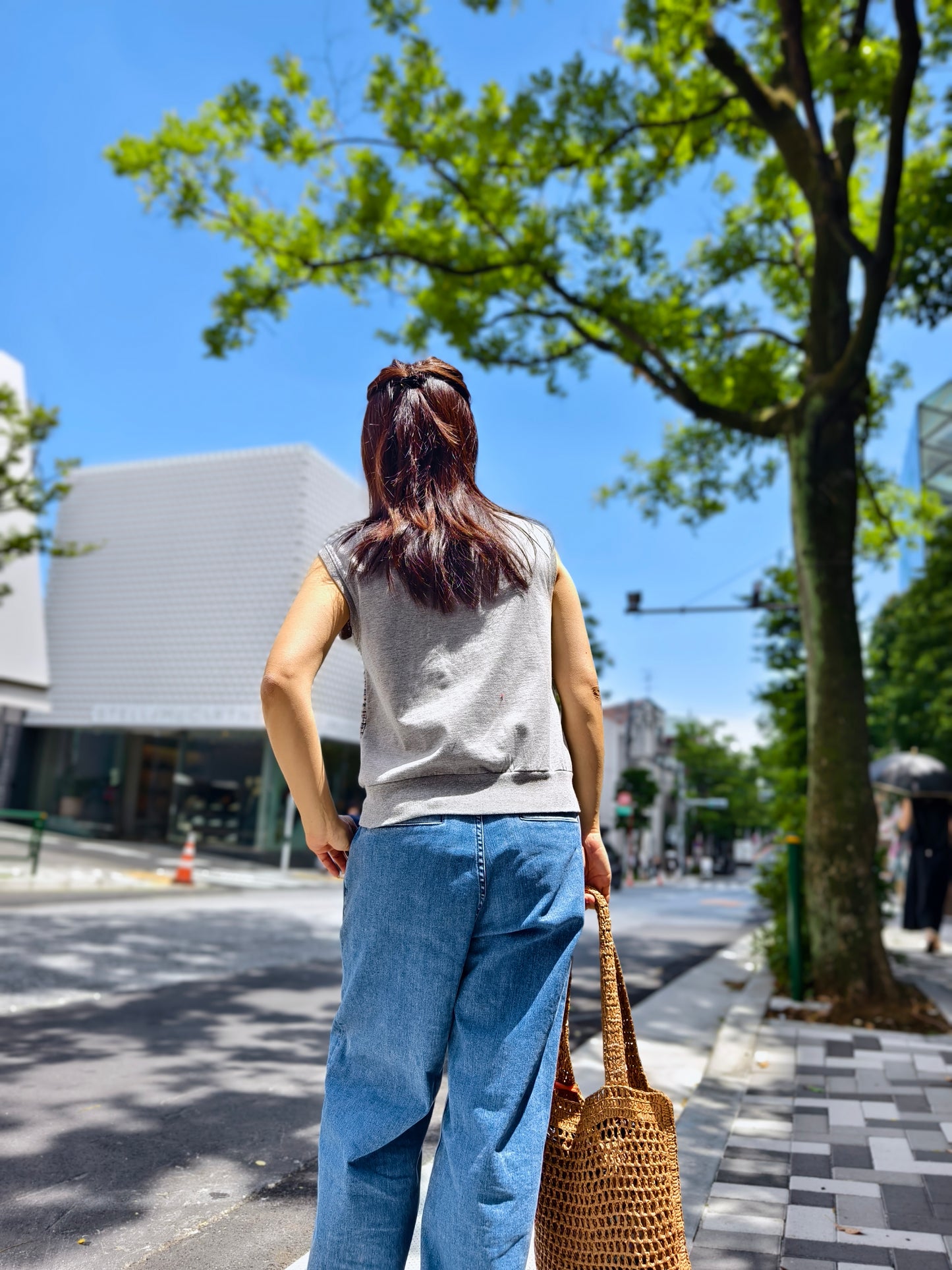 Knit Tweed Vest